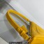 Prada Triangle leather pouch Bag 1NQ043 Yellow 2022