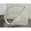 Prada Triangle leather pouch Bag 1NQ043 White 2022