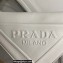 Prada Triangle leather pouch Bag 1NQ043 White 2022