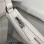 Prada Triangle leather pouch Bag 1NQ043 White 2022