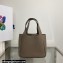 Prada Leather handbag 1BA349 Gray 2022