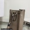 Prada Leather mini shoulder Bag 1BH191 Gray 2022