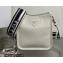Prada Leather mini shoulder Bag 1BH191 White 2022