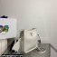Prada Leather mini shoulder Bag 1BH191 White 2022