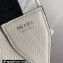 Prada Leather mini shoulder Bag 1BH191 White 2022