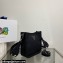 Prada Leather mini shoulder Bag 1BH191 Black 2022