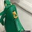 Prada Saffiano leather Mini Hobo Bag 1BC204 Green 2022