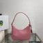 Prada Saffiano leather Mini Hobo Bag 1BC204 Pink 2022