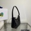 Prada Saffiano leather Mini Hobo Bag 1BC204 Black 2022