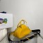 Prada Triangle leather Bag 1BB082 Yellow 2022