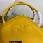 Prada Triangle leather Bag 1BB082 Yellow 2022