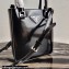 Prada Small brushed leather tote Bag 1BA331 Black 2022
