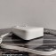 Prada Small brushed leather tote Bag 1BA331 White 2022