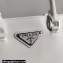 Prada Small brushed leather tote Bag 1BA331 White 2022