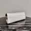 Prada brushed leather handbag 1BA327 White 2022