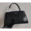 Prada brushed leather handbag 1BA327 Black 2022