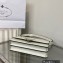 Prada Emblème brushed leather shoulder Bag 1BD321 White 2022