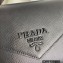 Prada Monochrome Saffiano leather shoulder Bag 1BD317 Black 2022