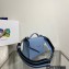 Prada Monochrome Saffiano leather shoulder Bag 1BD317 Blue 2022