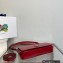 Prada Femme brushed leather shoulder Bag 1BD323 Red 2022