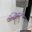 Gianvito Rossi Heel 10.5cm Giza Leather Sandals Lilac 2022