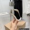 Gianvito Rossi Heel 10.5cm Eiko Stiletto Leather Sandals Metallic Silver 2022