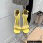 Gianvito Rossi Heel 10.5cm Eiko Stiletto Leather Sandals Yellow 2022