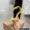 Gianvito Rossi Heel 10.5cm Eiko Stiletto Leather Sandals Yellow 2022