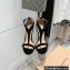 Gianvito Rossi Heel 10.5cm Eiko Stiletto Leather Sandals Crystals Black 2022