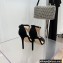 Gianvito Rossi Heel 10.5cm Eiko Stiletto Leather Sandals Crystals Black 2022