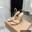 Gianvito Rossi Heel 10.5cm Manhattan Patent Leather Sandals Nude 2022