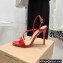 Gianvito Rossi Heel 10.5cm Manhattan Patent Leather Sandals Red 2022