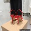 Gianvito Rossi Heel 10.5cm Manhattan Patent Leather Sandals Red 2022