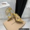 Gianvito Rossi Heel 10.5cm T-strap Sandals Metallic Gold 2022