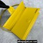 Jacquemus Leather Le Bambino Long Envelope Shoulder Bag Yellow