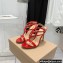 Gianvito Rossi Heel 10.5cm T-strap Sandals Patent Red 2022