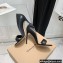 Gianvito Rossi Heel 10.5cm Baiser Leather Sandals Black 2022