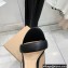 Gianvito Rossi Heel 10.5cm Baiser Leather Sandals Black 2022