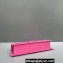 Jacquemus Leather Le Bambino Long Envelope Shoulder Bag Fuchsia