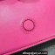 Jacquemus Leather Le Bambino Long Envelope Shoulder Bag Fuchsia