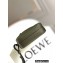 Loewe Vertical T Pocket Bag in grained calfskin Green 2022