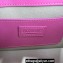 Jacquemus Leather Le Bambino Long Envelope Shoulder Bag Fuchsia