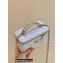 Chanel Vanity Case Bag with Chain Handle AP2805 in Original Quality Grained Calfskin White 2022