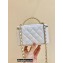 Chanel Vanity Case Bag with Chain Handle AP2805 in Original Quality Grained Calfskin White 2022