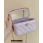 Chanel Vanity Case Bag with Chain Top Handle AP2199 in Original Quality Lambskin Cherry Pink 2022