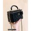 Chanel Vanity Case Bag with Chain Top Handle AP2199 in Original Quality Lambskin Black 2022