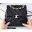 Chanel Backpack Bag with Chain AS3108 in Original Quality Grained Calfskin Black 2022