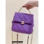 Chanel Backpack Bag with Chain AS3108 in Original Quality Grained Calfskin Purple 2022