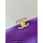Chanel Backpack Bag with Chain AS3108 in Original Quality Grained Calfskin Purple 2022