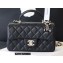 Chanel Mini Flap Bag with Top Handle AS2431 in Original Quality Lambskin Black 2022